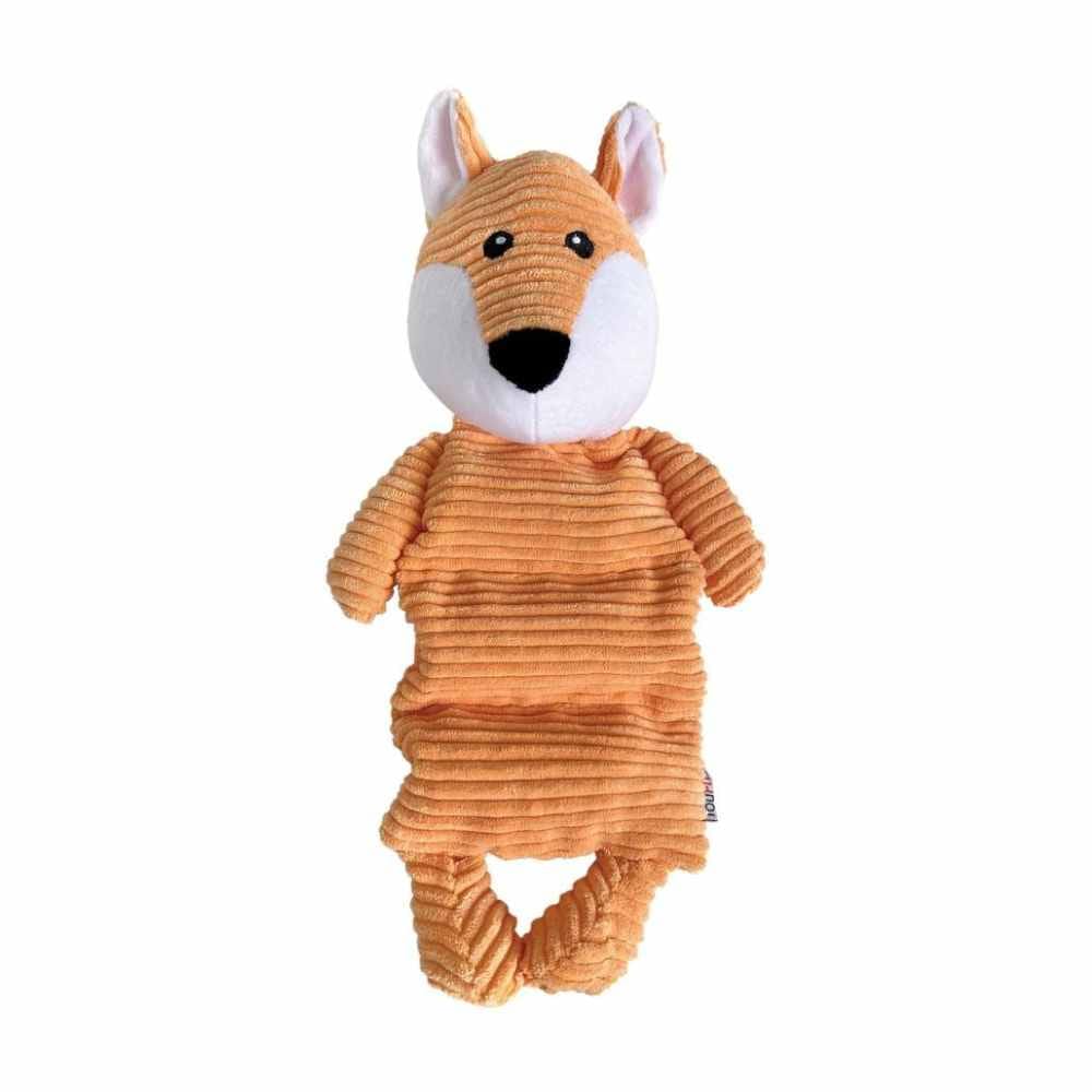 fouFIT Jouet pour chien Le Renard en Velour Cotelé