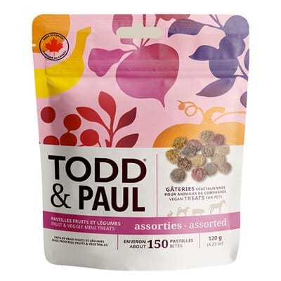 Todd & Paul Pastilles d'entrainement Assorties, 120 g