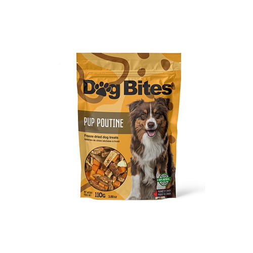 Dog Bites Gâterie Pup Poutine pour Chien, 110 g