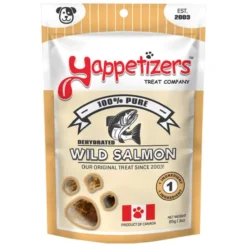 Yappetizers Saumon Sauvage déshydraté pour Chien. 85g