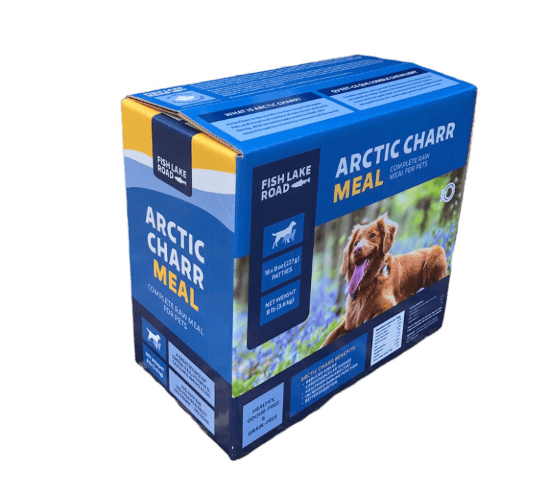Fish Lake Road, Repas complet crue d'Omble Chevalier pour chien