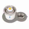 Catit Fontaine avec fleur et dessus en acier inoxydable 3 litres - Combo avec Napperon