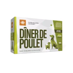 Big Country Raw Dîner de Poulet, 4 X 1 lb