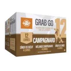 Big Country Raw Mini Grab N Go Mélange campagnard pour Chien,12 lb