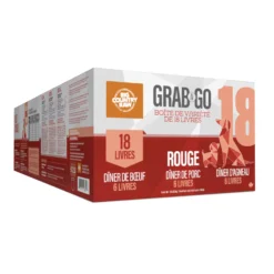 Big Country Raw Grab N Go Viandes Rouges pour Chien, 18 lb