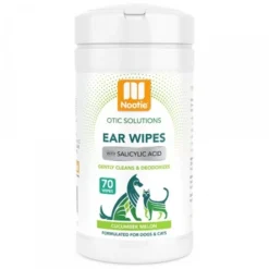 Nootie Lingettes nettoyantes pour les Oreilles Concombre et Melon, Paquet de 70