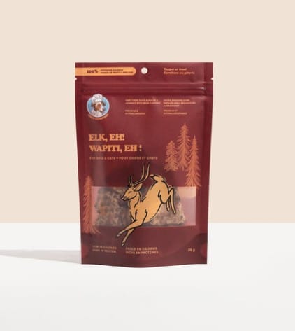 CHIEN GOURMAND Gâterie de morceaux de Wapiti lyophilisés, 56 g