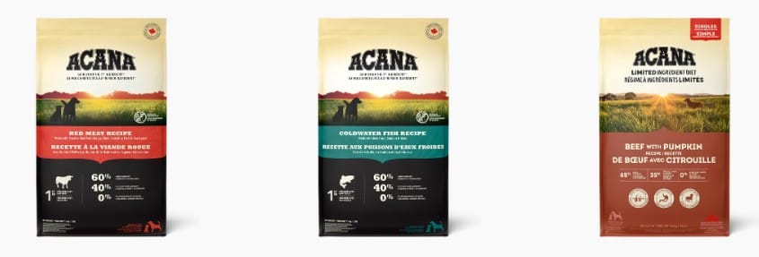 3 nouvelles recettes Acana