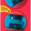 KONG Balles pour Chiens « Squeezz Action » Rouge Moyennes, Paquet de 3