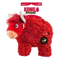 Kong Toughz Jouet pour Chien La Vache des Highlands, Moyenne