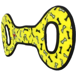 Tuffy Jouet Anneaux pour Tirer Sans rembourrage, Jaune – TS10 – Image 3