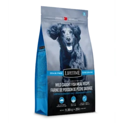 Lifetime Nourriture Poissons Sauvages Sans Grains pour Chien, 11.36 kg