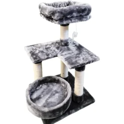 Aristokatz Arbre à chat Gris de 32 pouces – Image 3