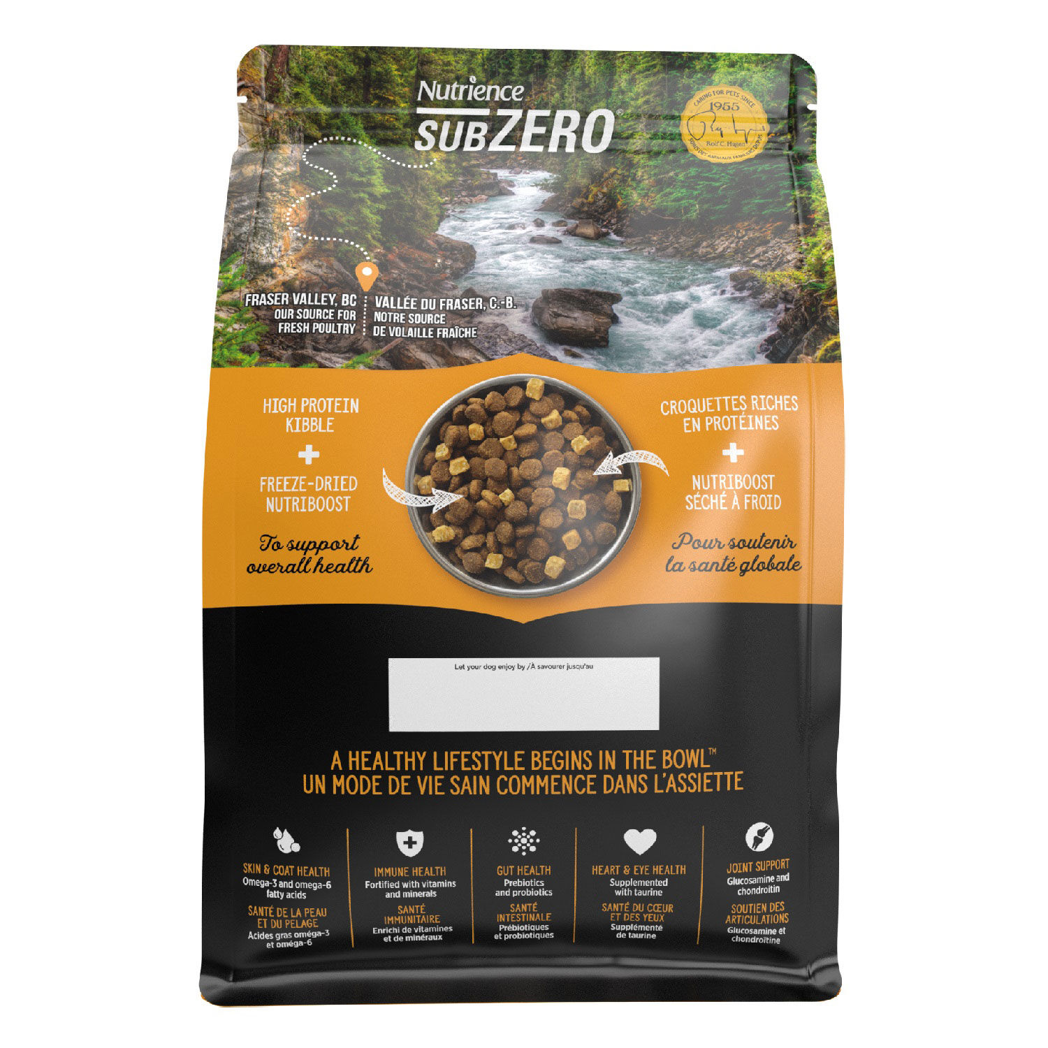 Nutrience SubZero Vallée du Fraser Nourriture sèche pour Chien, 1.8 kg – Image 2