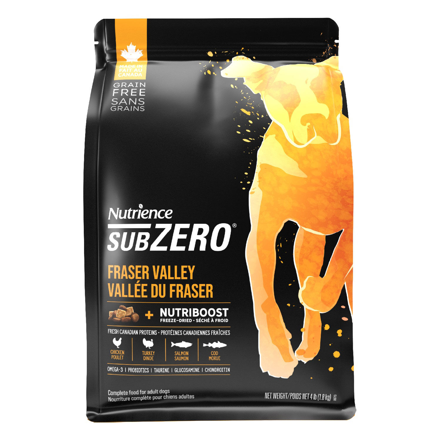Nutrience SubZero Vallée du Fraser Nourriture sèche pour Chien, 1.8 kg