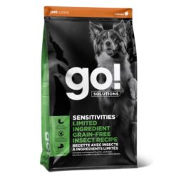 go! Solutions Sensitivities Limité en ingrédients aux Insectes pour Chiens, 1.59 kg