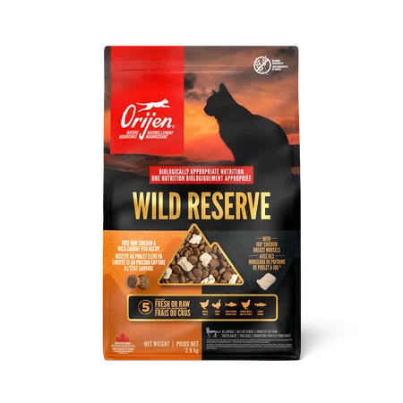 Orijen Wild Reserve Nourriture au Poulet et Poisson pour Chat